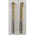 Masonry Drill Bit with Tin-Coated Flute